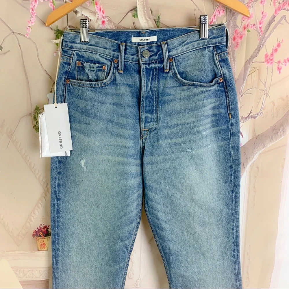 NEW Grfrnd Karolina High Rise Skinny Raw hem in Last Dance - Picture 3 of 10